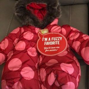 Infant baby girls puffer jacket